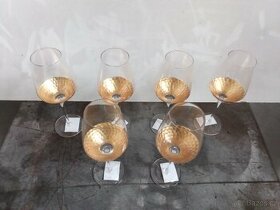 Nová sada 6 kusů skleniček na bílé víno Kare Gobi  perfektní