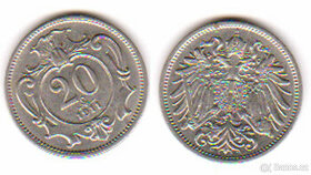 Mince FJI 20 haléř FJI . 1911 , V 21a