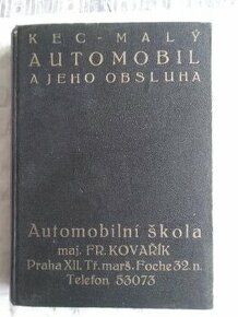 AUTOMOBIL A JEHO OBSLUHA  /1929/ - 1