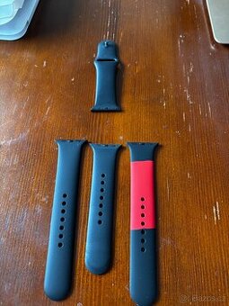 Řemínek na apple watch modro černý