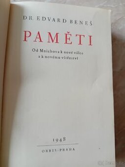 Edvard Beneš:Paměti - 1