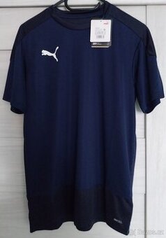 Tričko(nové) PUMA orig.(tmavě modré s černými lemy)