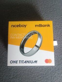 Platební prsten mBank silver