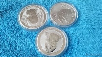 Investiční stříbro - Koala- 1oz 2020-2022