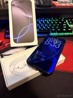 iPhone 16 Pro 128gb černý ZÁRUKA