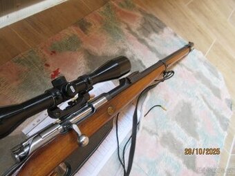 Puška Gewehr 1888 LOEWE BERLIN, OPTIKA, TORMENTACE , náb, ř