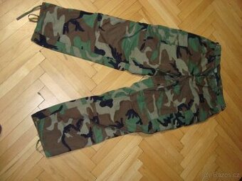 US kalhoty woodland twill vel. M/R