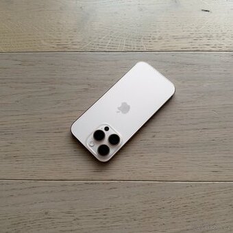 ZÁNOVNÍ APPLE IPHONE 16 PRO 128GB-POUŠTNÍ TITAN,BATERIE 100%