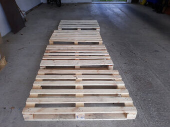 Palety standard 80x120cm, čisté bílé