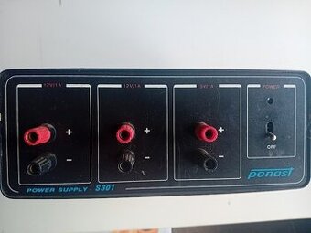Zdroj  S301 220V/50Hz 55VA 2x12V/1A 1x5V/1A