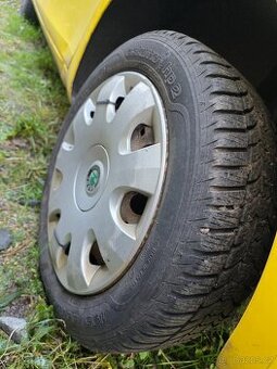 ZIMNÍ SADA PLECH 5X100 195/55 R15 M+S