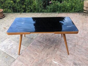 Retro stůl brusel (60. léta) z opaxitu v hezkém stavu