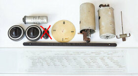 Rádio Telefunken Smaragd - náhradní díly