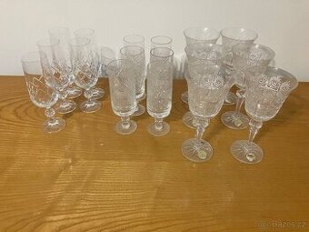 Broušené sklo - sklenice