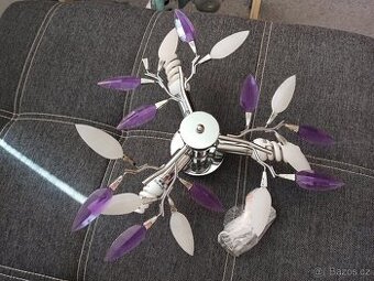 Stropní světlo - křišťálové listy -