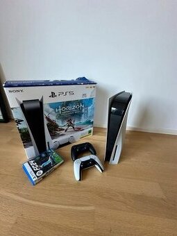 PlayStation 5 825 GB + 2 ovladače a hry
