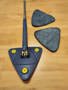 Samoždímací trojúhelníkový mop + 2 hadříky