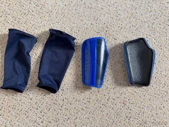 Dětský fotbalový chránič holeně F500 Viralto modrý