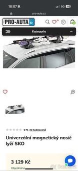 Univerzální nosič lyží- Magnetický - 1