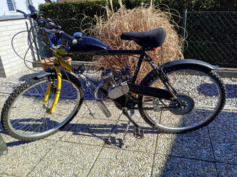 Prodám kolo s přídavným motorem.