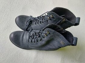 Dámské zimní modré kozačky vel. 36