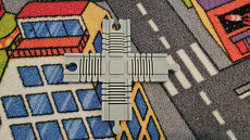 Vláčkodráha Brio,Lidl,Ikea - flexibilní křížení