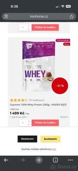 Protein kinder vajíčko od IHS