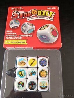 Hra Story dice (příběh z kostek), (červené)