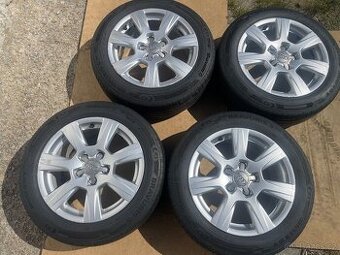 Alu kola 5x112.r16. Letni pneu 205/55/16. Audi,Vw,Škoda,Seat