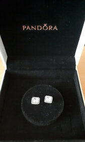 Stříbrné náušnice Pandora