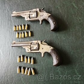 Revolver Smith Wesson 32SW SA s náboji kat D