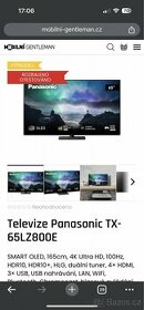 OLED TV Panasonic TX-65LZ800E. Rozbaleno, 24m zaruka. DPH