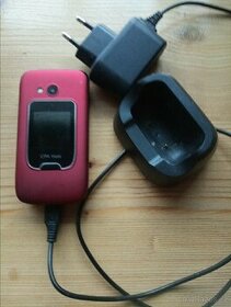 Telefon CPA Halo 25 Senior červený s nabíjecím stojánkem - 1