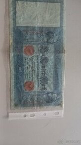 Německa bankovka Mark 1910