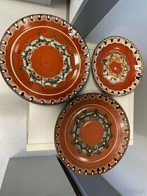 nástěnné keramické talíře 80.léta