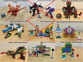 Lego mix Chima, Ninjago, Spider-Man, Disney, Friends