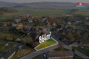 Prodej pozemku k bydlení, 864 m², Choteč