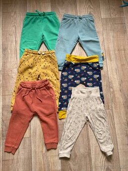 6x klučičí tepláky 92 F&F, H&M, MaJáBa - 1
