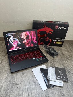 HERNÍ NOTEBOOK MSI- i5/SSD+HDD/GTX/WIN.