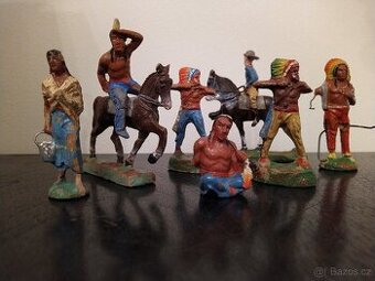 Retro figurky indiáni - 1