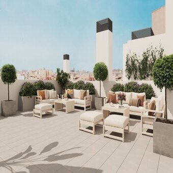 Investiční apartmány v Málaze – Nové 1 a 2 ložnice s bazénem