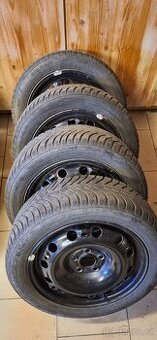 Kompletní kola 6Jx15 et43 5x100 Seat 195/50/15 zimní