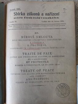 Sbírka zákonů a nařízení státu ČSL 1921