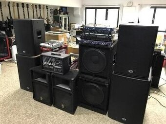 Prenecham tyto polozky audio techniky RCF, AH atd
