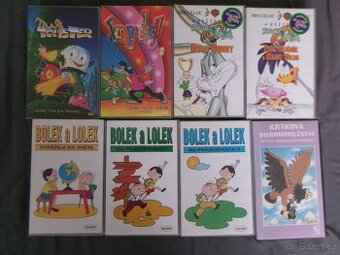 VHS Malý touster, Jen počkej , Krtek, Space Jam.