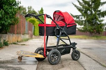 Kočárek TFK + Mamaborad skate
