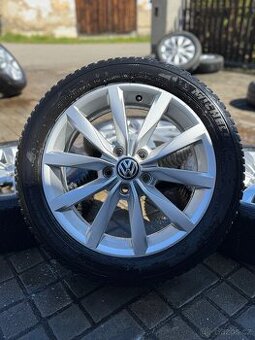 ORIGINÁL Alu Volkswagen Dijon R17, 5x112 - CELOROČNÍ