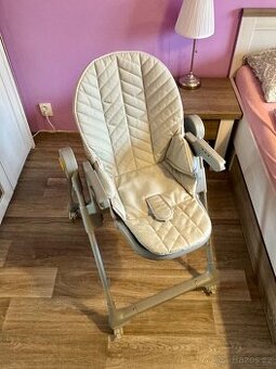 Dětská jídelní židlička 2v1 LASTREE Kinderkraft šedá