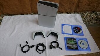 PlayStation 5 (verze slim)ZÁRUKA/2X OVLADAČ/2X HRA