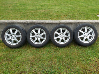 4x alu 6,5x16' 5x114,3 + šrouby a zimní pneu 205/55 R16